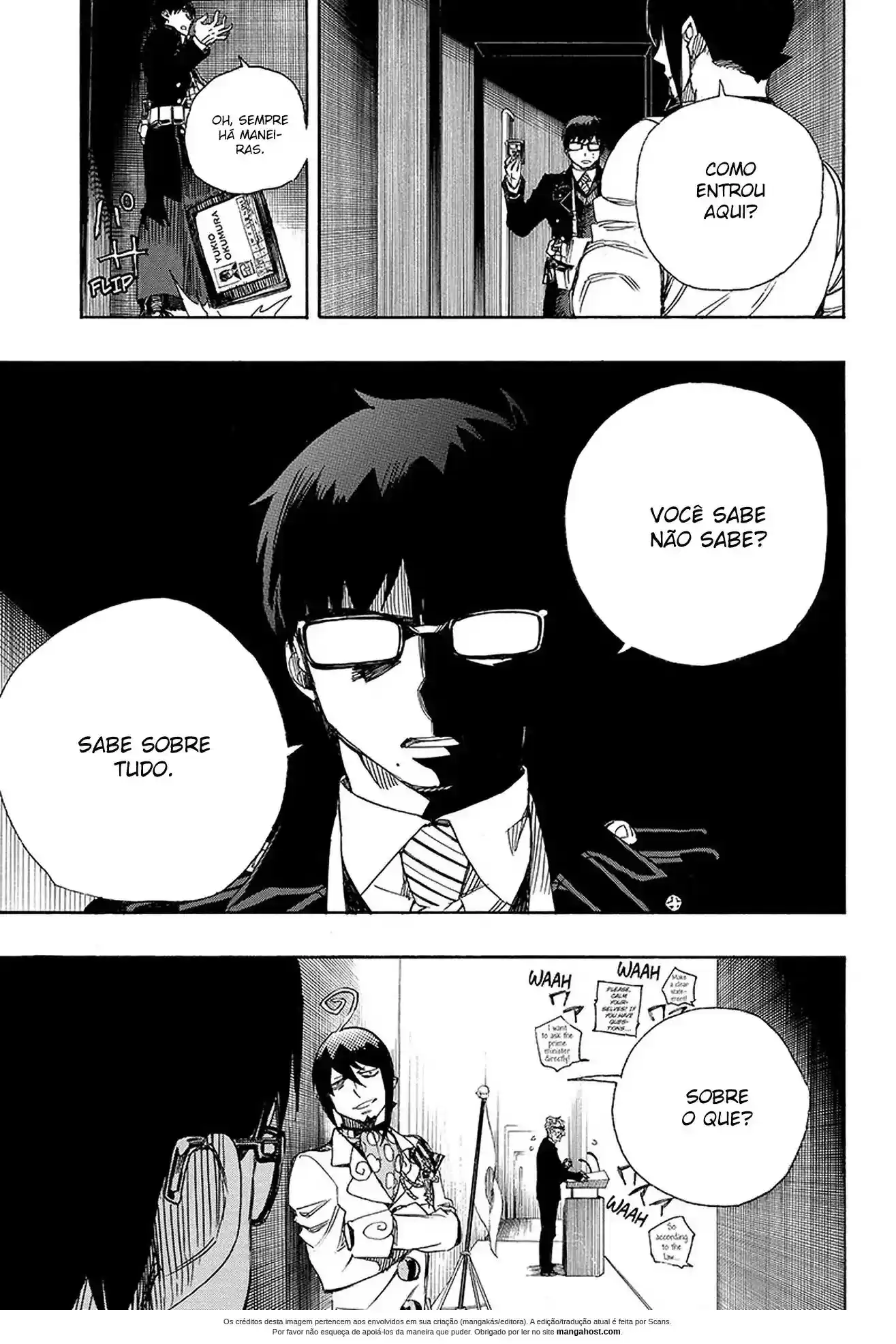 Read Blue Exorcist pt Manga Online