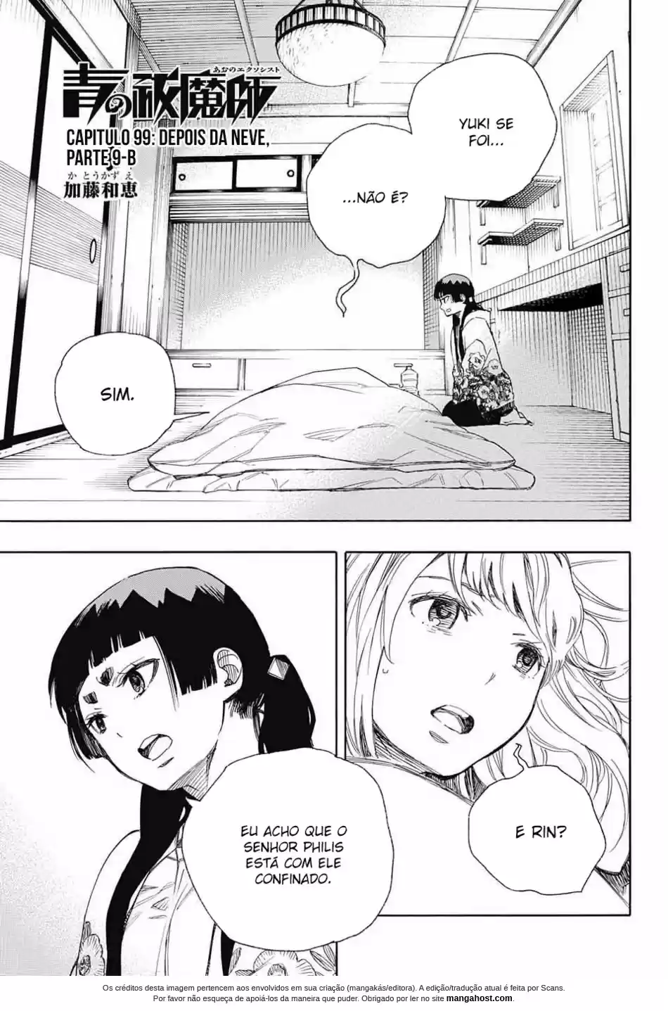 Read Blue Exorcist pt Manga Online