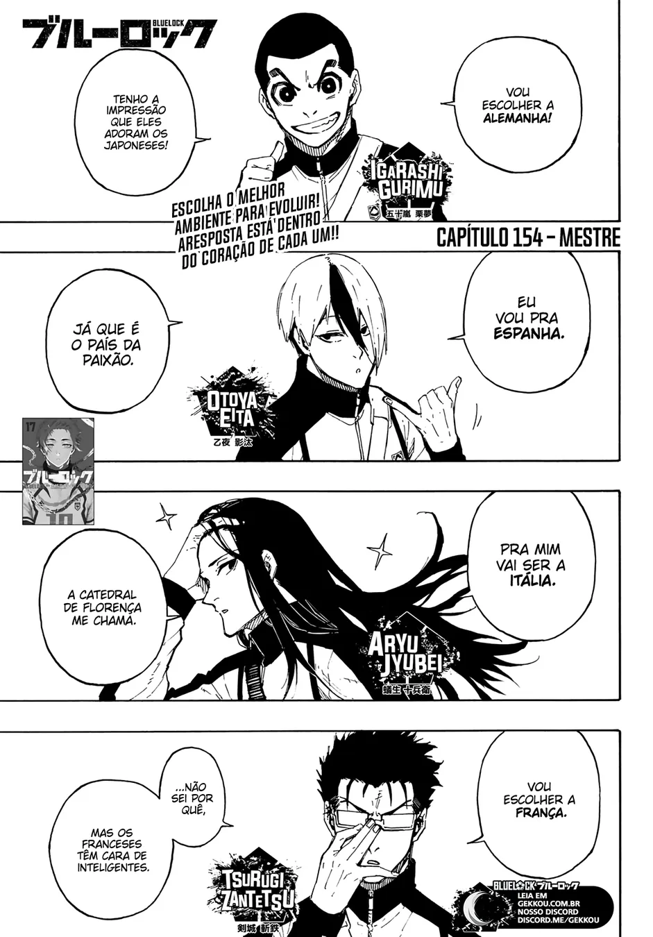 Read Blue Lock pt Manga Online
