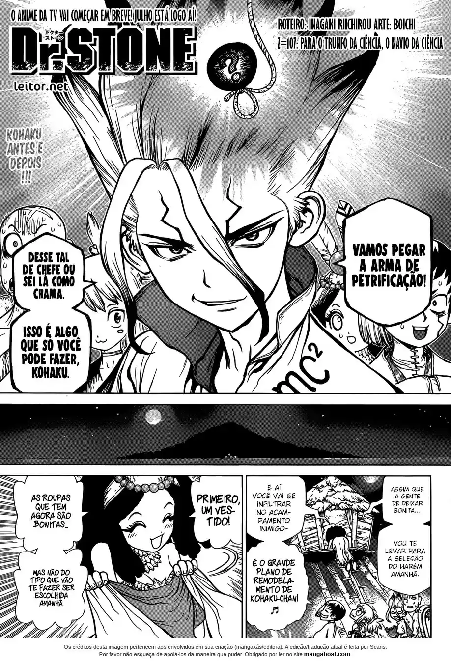 Read Dr Stone pt Manga Online