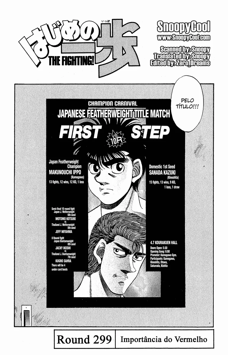 Read Hajime no Ippo pt Manga Online
