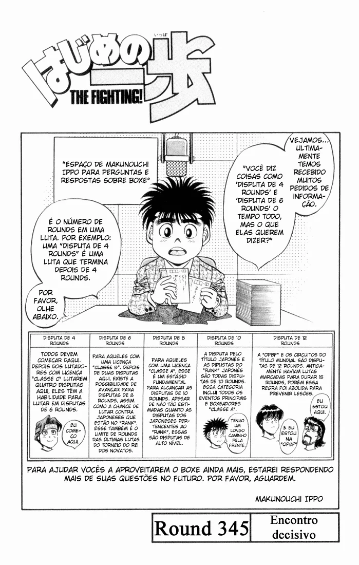 Read Hajime no Ippo pt Manga Online