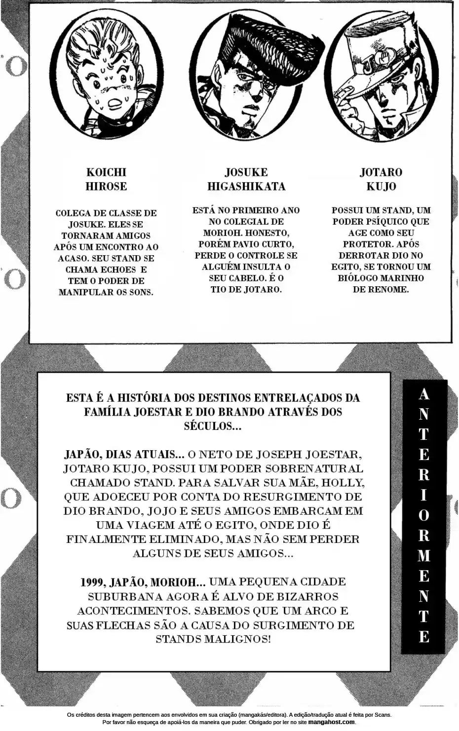Read Jojo’s Bizarre Adventure pt Manga Online