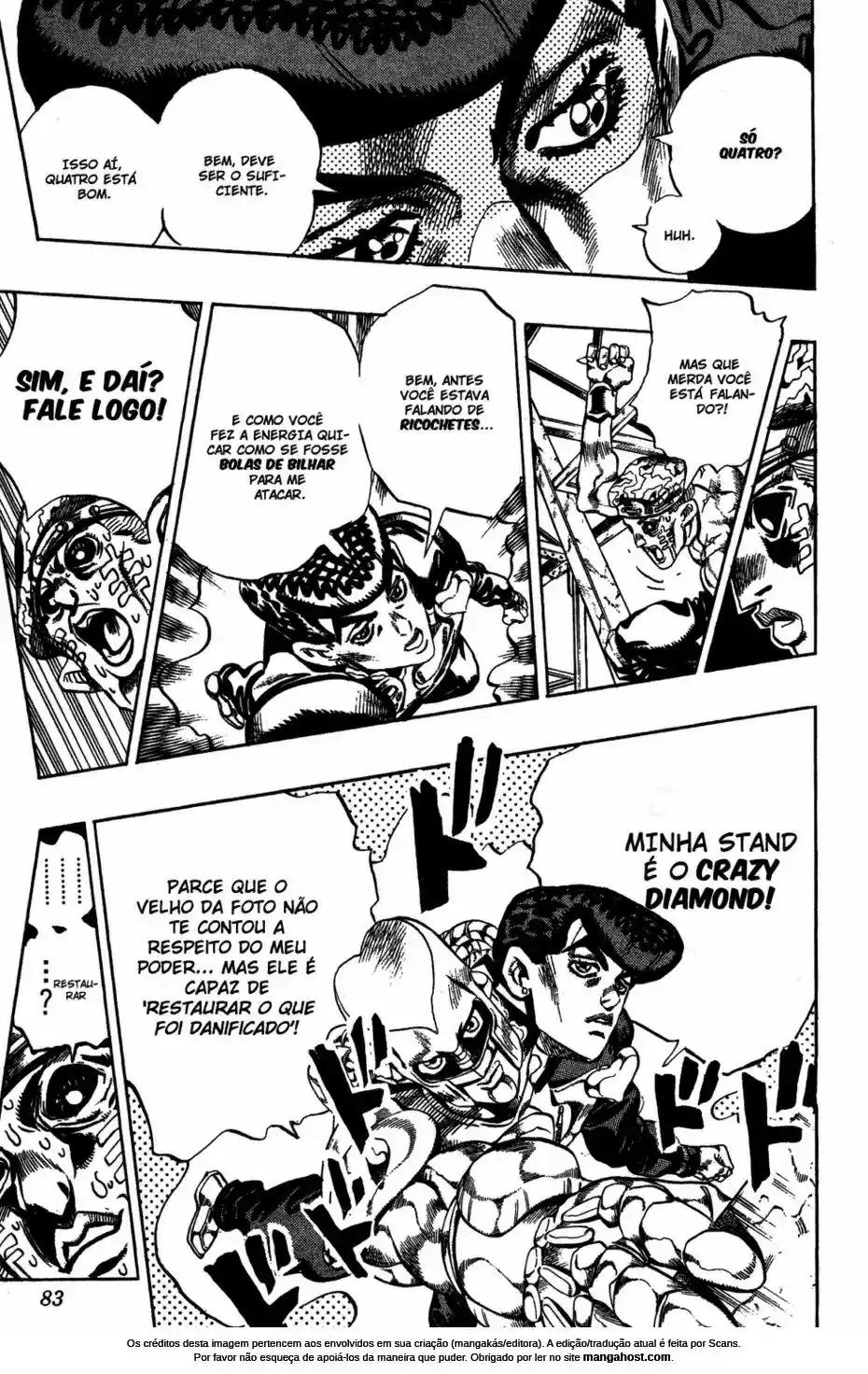 Read Jojo’s Bizarre Adventure pt Manga Online
